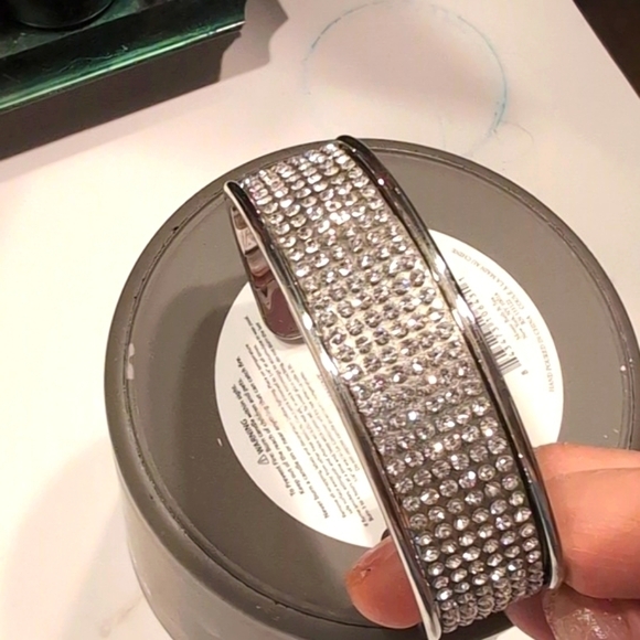 Rhinestone Bangle Bracelet - Picture 8 of 8